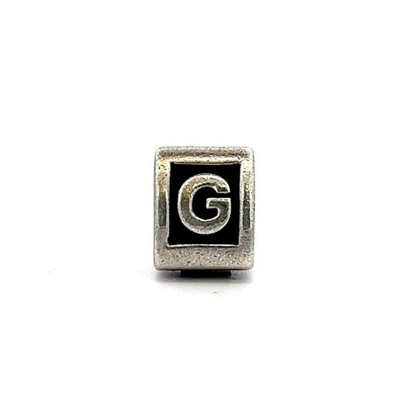 Pandora Jewelry - Authentic Pandora ALE Sterling Silver G Alphabet Initial Bead Charm! 111